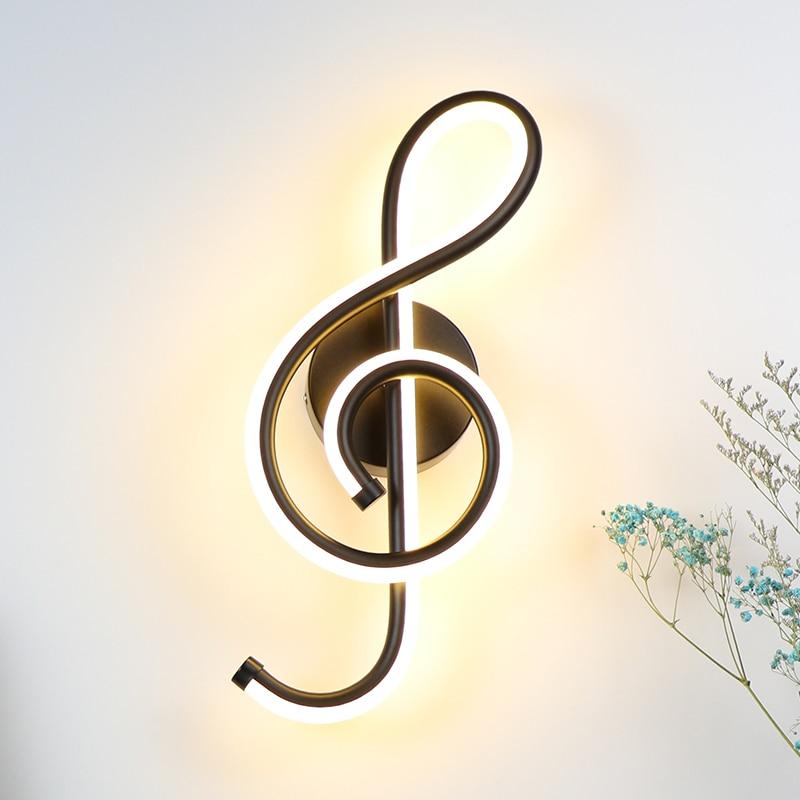 LED-Musiknoten-Wandlampe