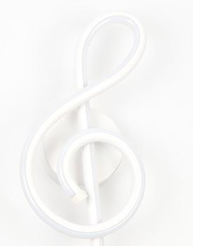 LED-Musiknoten-Wandlampe